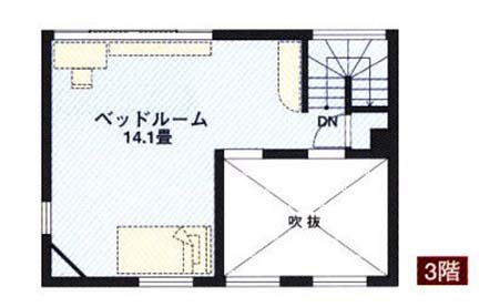 三菱地所ホームのモデルハウスの3階