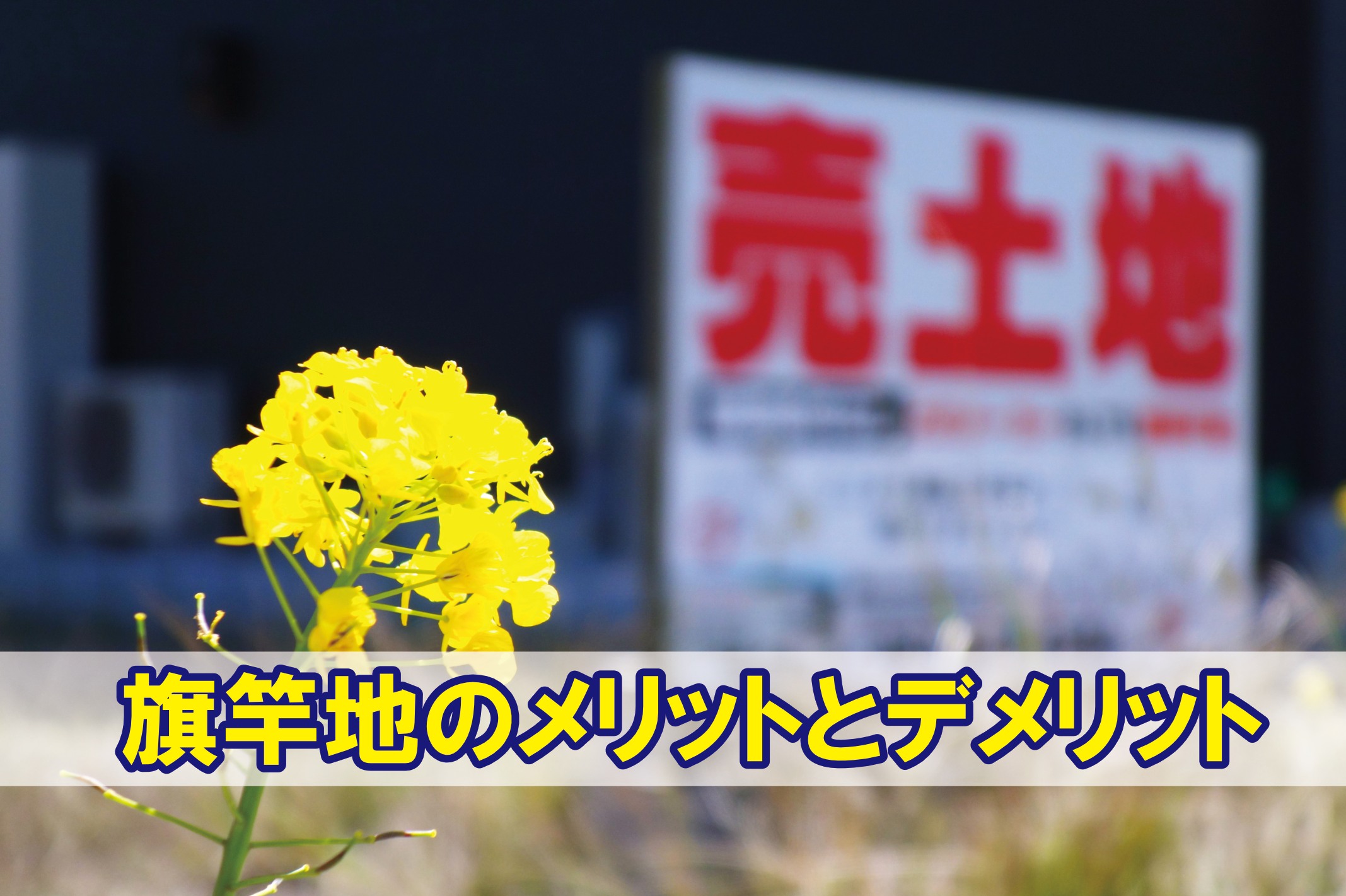 旗竿地のメリットとデメリット