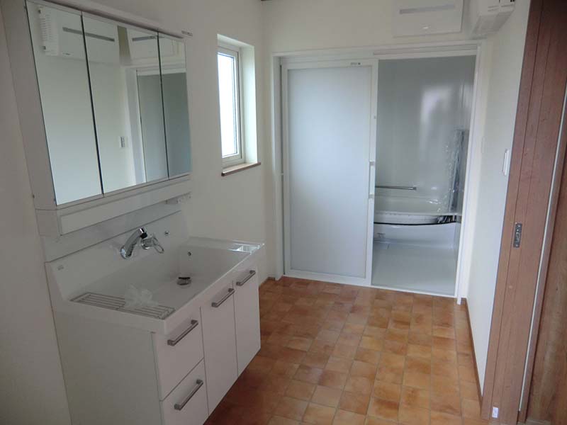 洗面所のクッションフロア