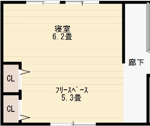 子供部屋の仕切り方（別案）