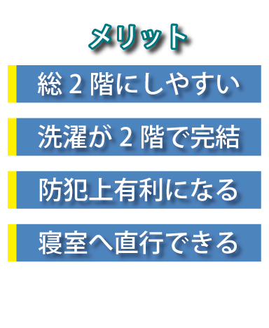 2階のお風呂のメリット