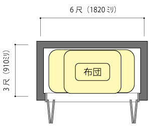 押入の扉を折れ戸に