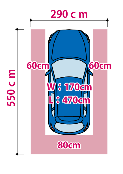 駐車場の寸法