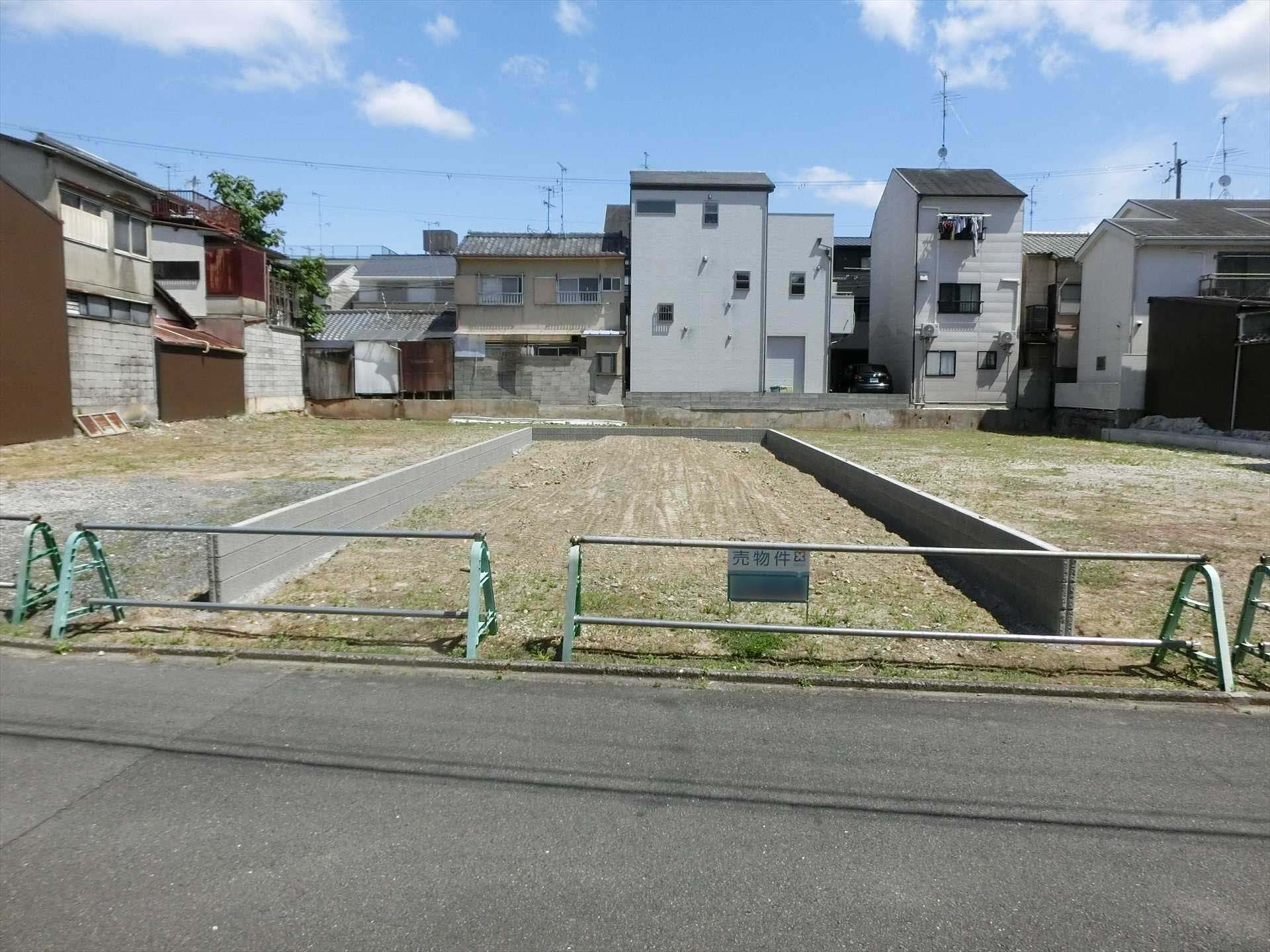 上下水道が引き込まれていない土地