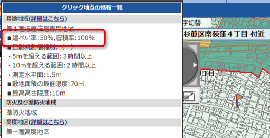 自治体の用途地域のサイト