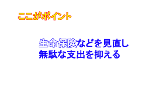 生命保険を見直し