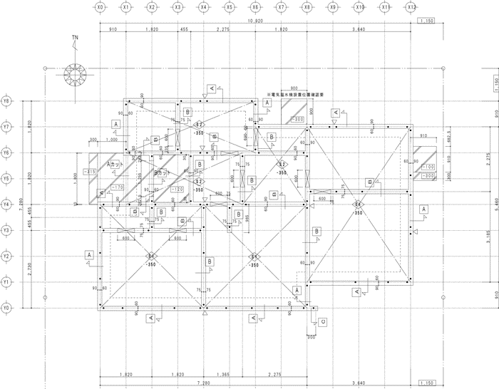 基礎伏図の実例